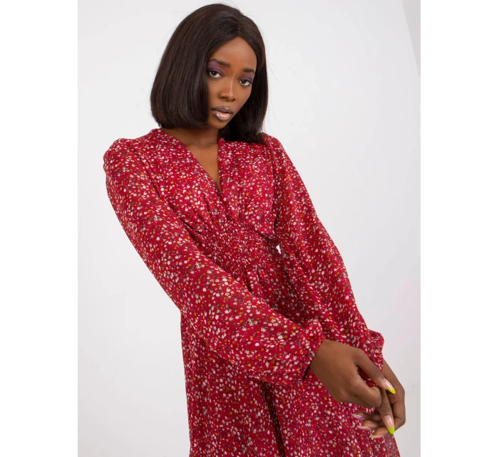 Šaty CHA SK kaštanová model 17265151 - FPrice Šaty CHA SK kaštanová model 17265151 - FPrice