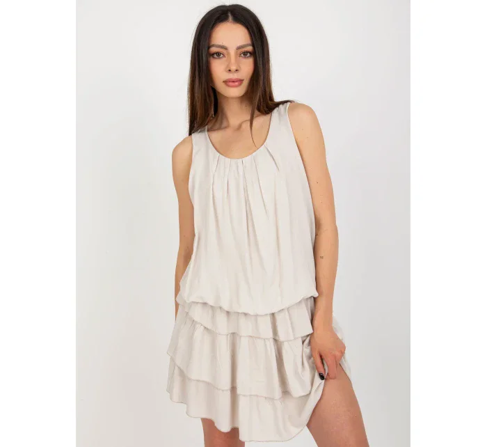 Sukienka TW SK BI model 18630099 jasny beżowy - FPrice