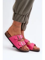Dámske papuče s prackami Fuchsia Oliena Dámske papuče s prackami Fuchsia Oliena