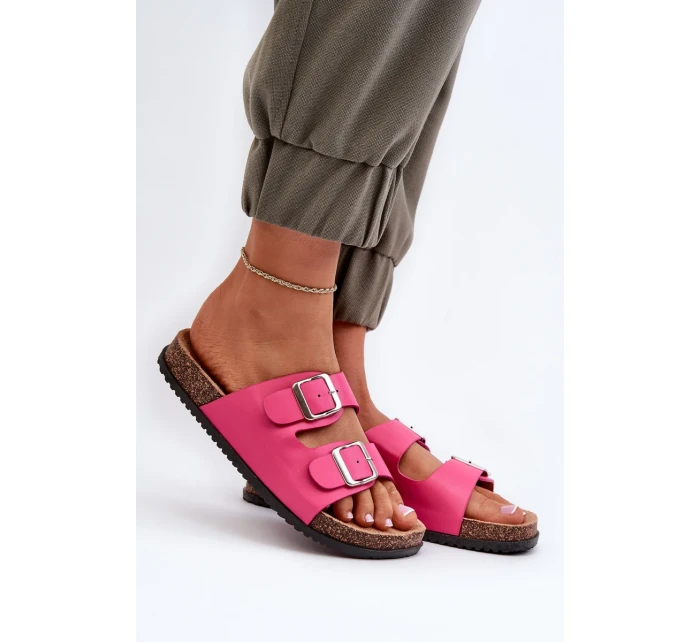 Dámske papuče s prackami Fuchsia Oliena Dámske papuče s prackami Fuchsia Oliena