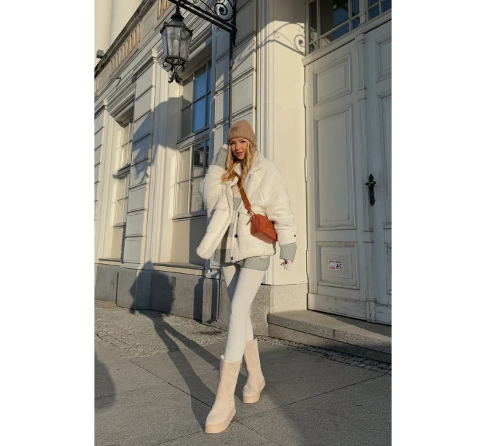 Snežnice s vysokou platformou Big Star OO274894 Light Beige Snežnice s vysokou platformou Big Star OO274894 Light Beige