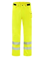 RWS Pracovné nohavice unisex fluorescenčná žltá RWS Pracovné nohavice unisex fluorescenčná žltá