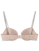 Podprsenka push-up Microfiber 162394 CC235 03050 telová - Emporio Armani Podprsenka push-up Microfiber 162394 CC235 03050 telová - Emporio Armani