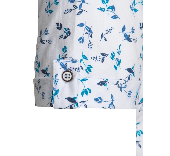 Pánské bílé tričko s krátkým rukávem Dstreet model 21989517 - FashionStreet