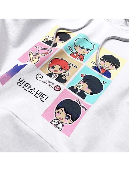 Bílá dámská sportovní mikina s potiskem model 16150020 - Ambitionfly