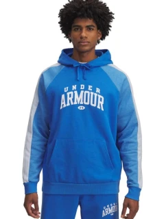 Pánská mikina Rival Fleece Colorblock Hoodie blue model 21812670 402 pánské - Under Armour