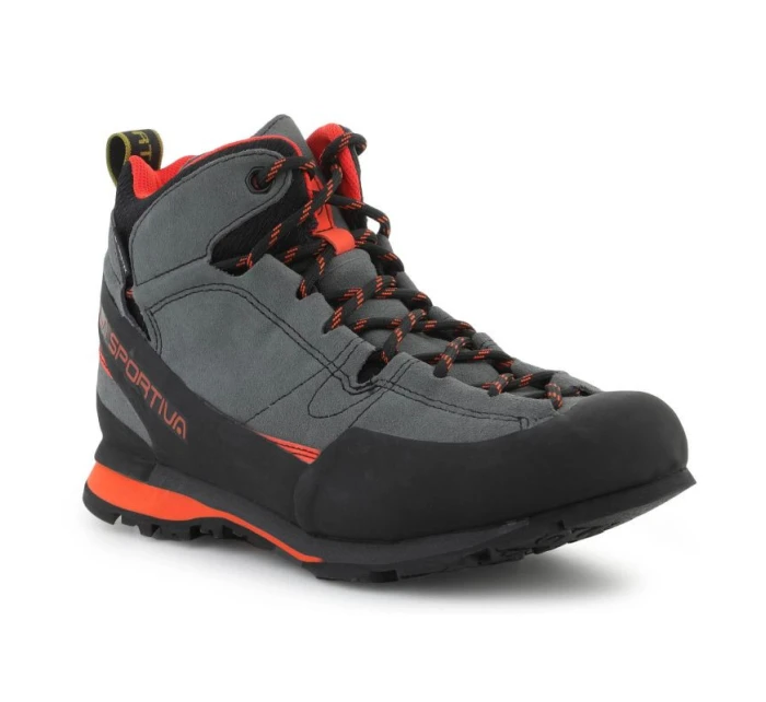La Sportiva BOULDER X MID GTX ZFAS054G00R04 CARBON/FLAME La Sportiva BOULDER X MID GTX ZFAS054G00R04 CARBON/FLAME