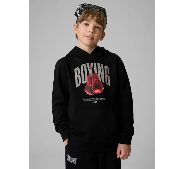 Chlapčenská mikina s kapucňou 4F 4FJRSS26TSWSM2904-20S