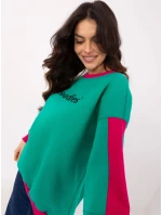 Mikina EM BL 983.10X tyrkysová Mikina EM BL 983.10X tyrkysová