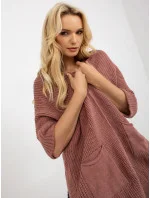 Dámsky sveter LO SW LK 3002 kardigan.98P tmavo ružový