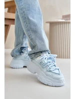 Dámske tenisky na pevnej podrážke modré Nevela Dámske tenisky na pevnej podrážke modré Nevela