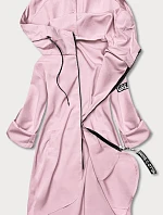 Dámska tenká asymetrická sukňa Dirty Pink (B8117-81)