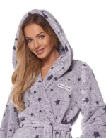 Dámsky župan 2135 melange - L&L Dámsky župan 2135 melange - L&L