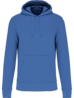 Kariban K 4027 Pánska mikina s kapucňou z ekologického materiálu 20.4027 svetlo kráľovská modrá