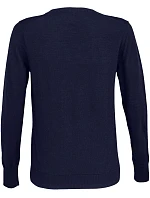 NEOBLU Sullivan Women Dámsky sveter s výstrihom do V 24.3988 night blue NEOBLU Sullivan Women Dámsky sveter s výstrihom do V 24.3988 night blue