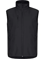 Classic Softshell Vest M Pánská 3vrstvá softshellová vesta model 22471232 black - Clique