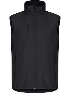 Classic Softshell Vest M Pánská 3vrstvá softshellová vesta model 22471232 black - Clique