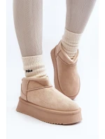 Dámské Sněhule Na Podrážce Beige model 21645981 - Boto