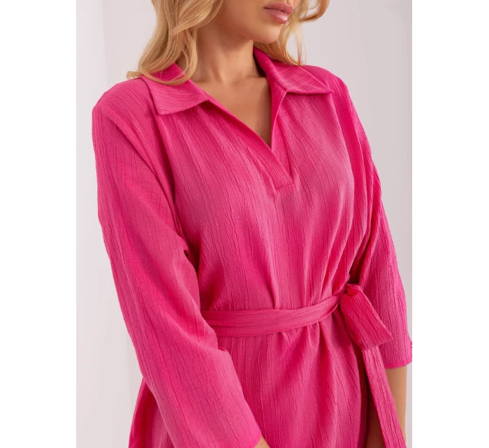 LK SK 509342 šaty.33P tmavo ružová