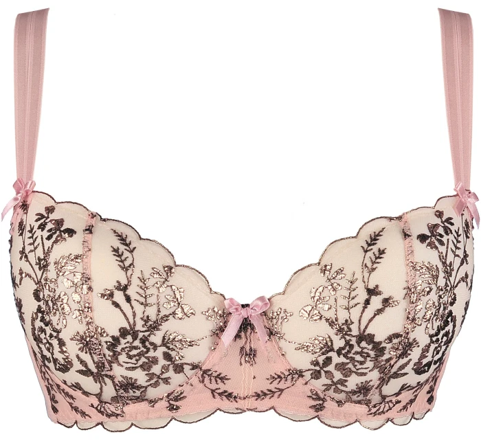 Podprsenka model 17681036 pudrově růžová - Axami Podprsenka model 17681036 pudrově růžová - Axami