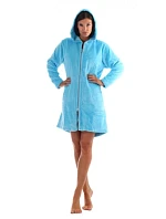 Dámsky 3/4 župan na zips Siena 3856 Light Blue - Vestis