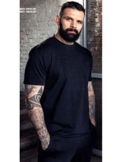 Pánske tričko LEONE LSM924/S16 tyrkysová "L"