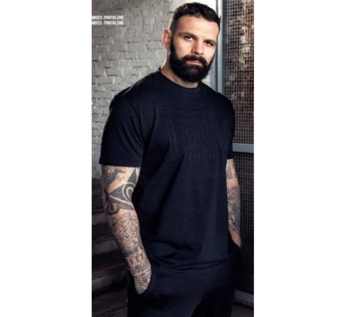 pánské tričko tyrkysové model 21348651 - LEONE