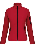 Kariban K 400 Dámská 3-vrstvá softshellová bunda 20.K400 red Kariban K 400 Dámská 3-vrstvá softshellová bunda 20.K400 red