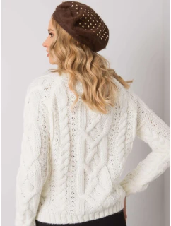 Dámska čiapka CHA9116 hnedá