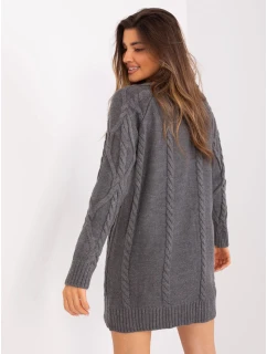 Šaty BA SK 8012 1.66P tmavo šedá