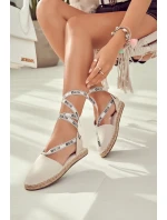 Dámské elegantní espadrilky Big Star - béžové Dámské elegantní espadrilky Big Star - béžové