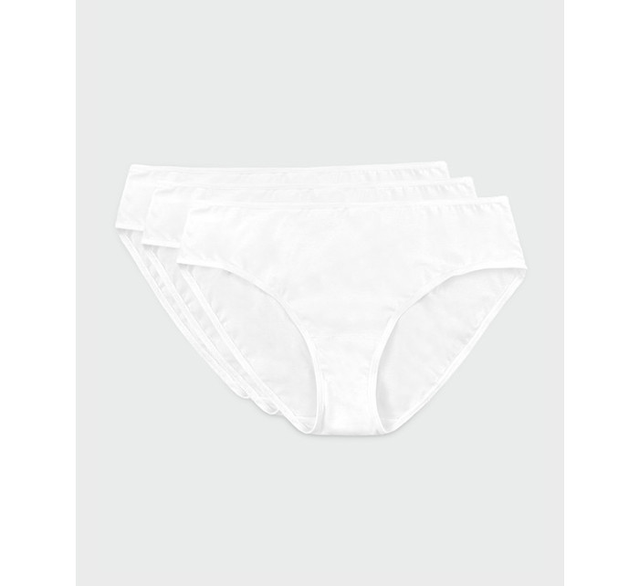 Trojbalenie nohavičiek Diana/F - biele
