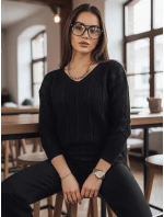 dámský svetr černý Dstreet model 21967082 - FashionStreet dámský svetr černý Dstreet model 21967082 - FashionStreet