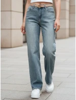 Dámské džínové kalhoty se širokými nohavicemi blue Dstreet model 21987979 - FashionStreet