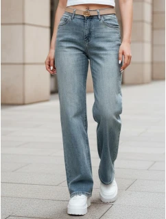 Dámské džínové kalhoty se širokými nohavicemi blue Dstreet model 21987979 - FashionStreet