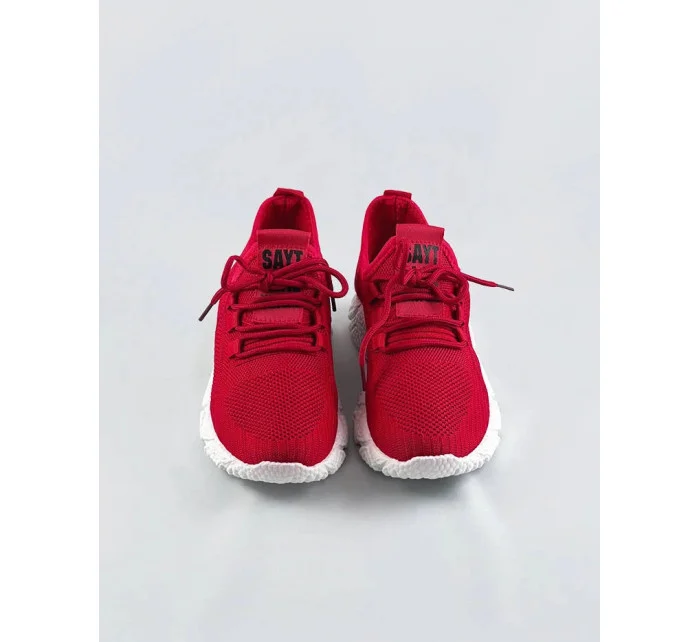 Ľahké červené dámske športové topánky (BLX-003)