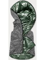 Zelená dámská rozšířená oboustranná vesta model 17189812 - S'WEST