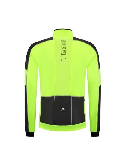 Rogelli zimní bunda ESSENTIAL HIVIS fluor S Rogelli zimní bunda ESSENTIAL HIVIS fluor S