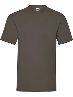 Tričko Fruit of the Loom Valueweight T 16.1036 čokoládová