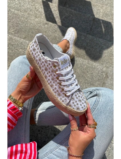 Vzorované Dámské Tenisky Na Platformě S Pletením model 21693316 - Lee Cooper