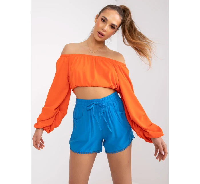 Šortky D73761M61531KA modré