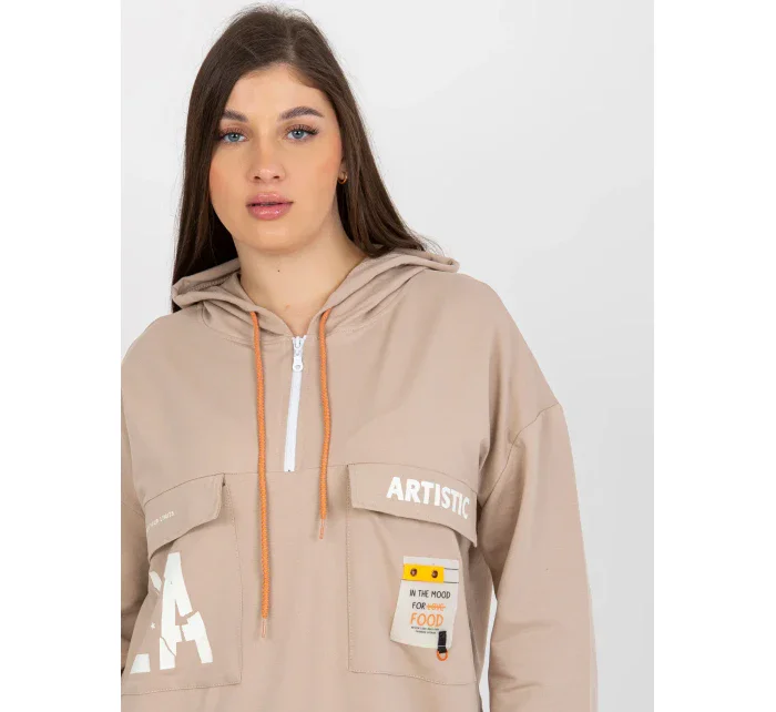 Mikina RV BL 8258.34 béžová Mikina RV BL 8258.34 béžová