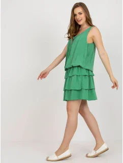 TW SK BI 8139 šaty.44 zelená