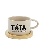 TÁTA MIMO PROVOZ – krémový hrnček Makronka 200 ml