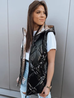 Dámska prešívaná vesta PAVON black FashionStreet TY2592