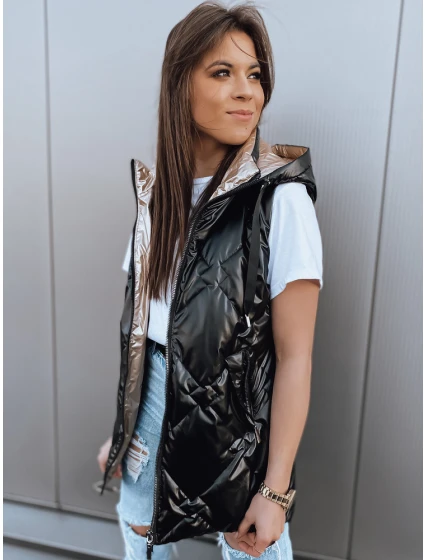 Dámská prošívaná vesta černá Dstreet model 21964341 - FashionStreet Dámská prošívaná vesta černá Dstreet model 21964341 - FashionStreet