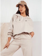 Dámská tepláková souprava light beige Dstreet model 21975278 - FashionStreet