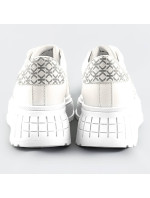 Biele tenisky sneakers s vysokou podrážkou (AD-576)