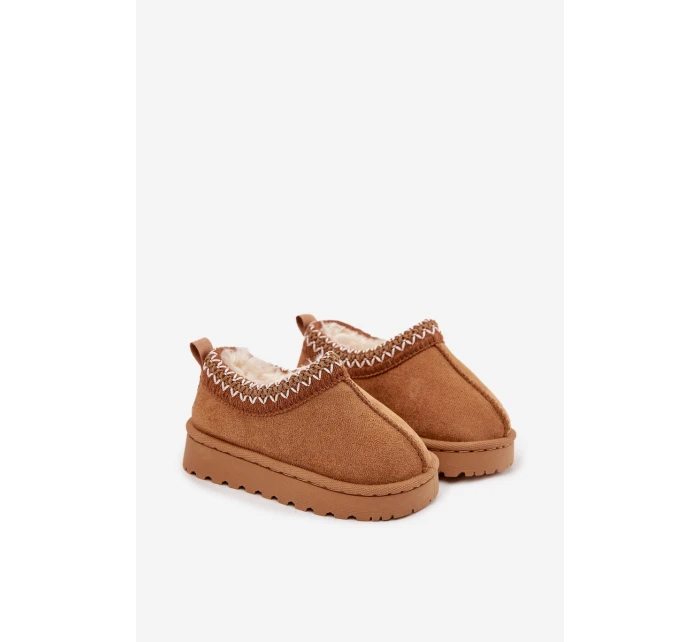 Śniegowce Dziecięce Z Haftem Camel Prina