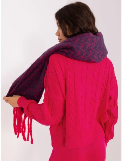 Šatka AT SZ 23125.75 tmavo modrá a červená Šatka AT SZ 23125.75 tmavo modrá a červená